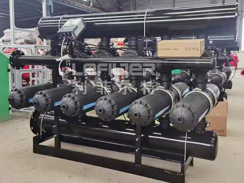 自動反沖洗疊片過濾器4寸6組