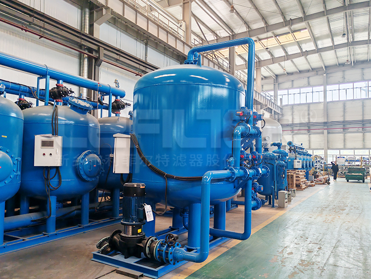 一體化農田灌溉泵站用淺層砂過濾器